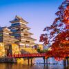 matsumoto castle with maple leaves autumn nagano japan - Hành Trình Nhật Bản Mùa Xuân 2025: Khám Phá Osaka, Kyoto, Nagoya, Núi Phú Sĩ & Tokyo